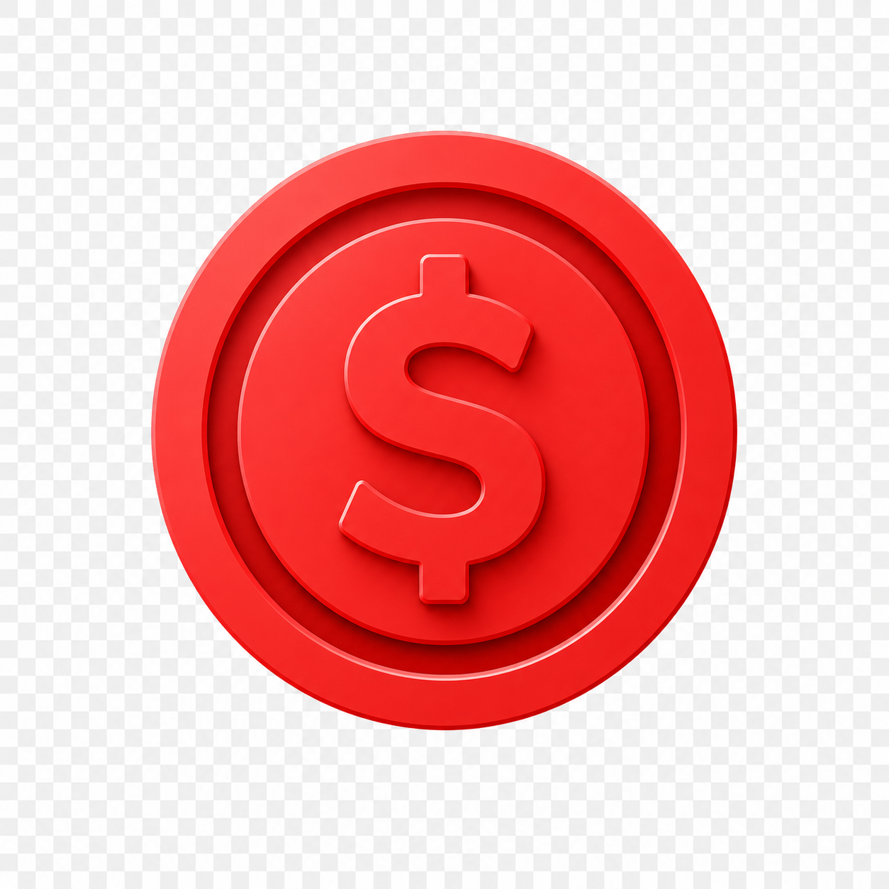 Red Minimalist Icon