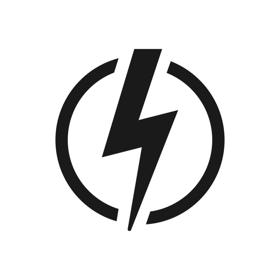 power-symbol-lightning-power-icon-illustration-vector